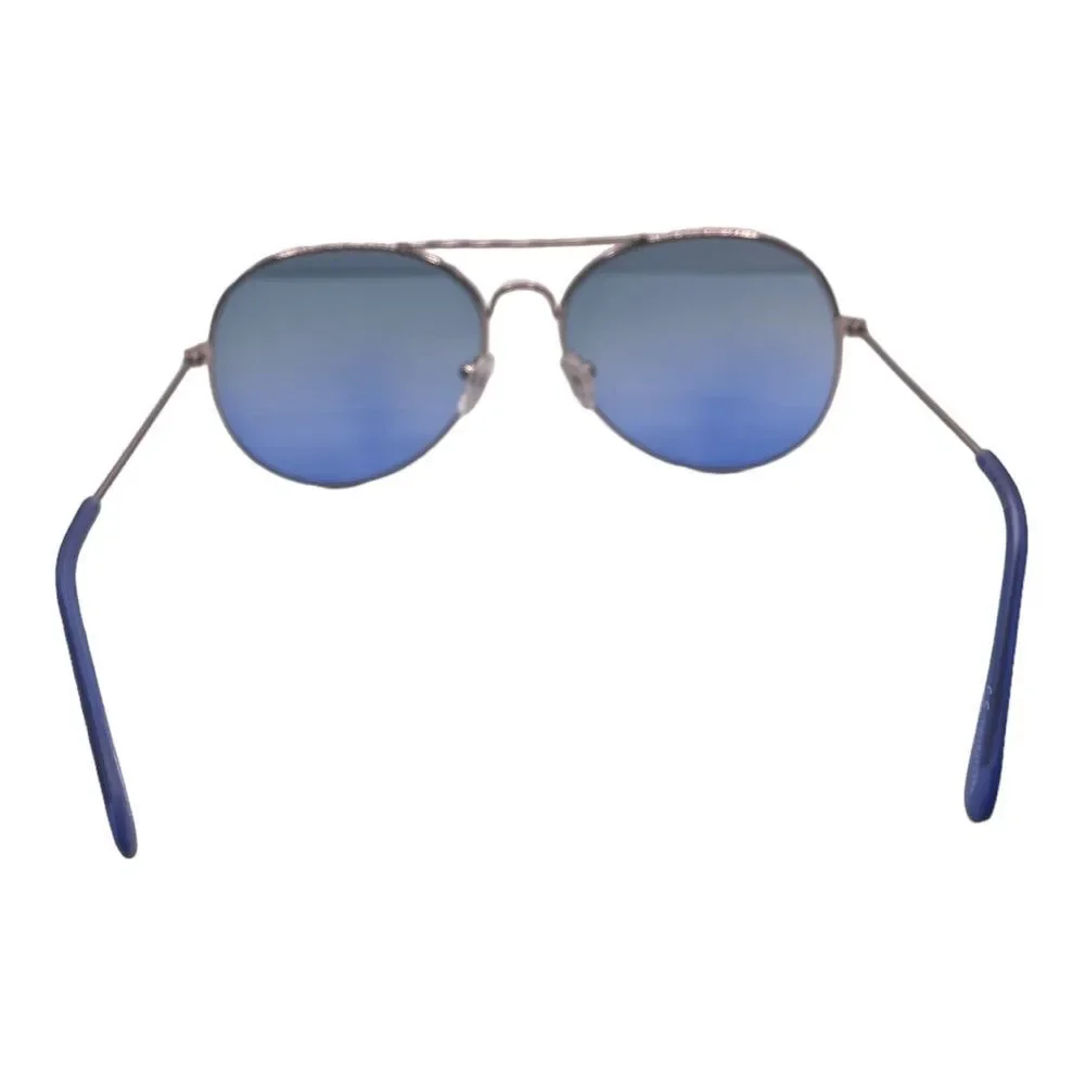CREWCUTS Gold Aviators with Blue Variated Lenses